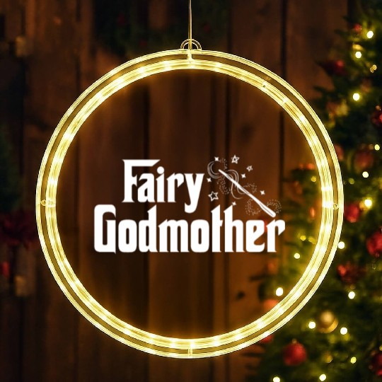 Fairy Godmother Cute Wand Star Spell Fantasy Gift LED Christmas Window Lights