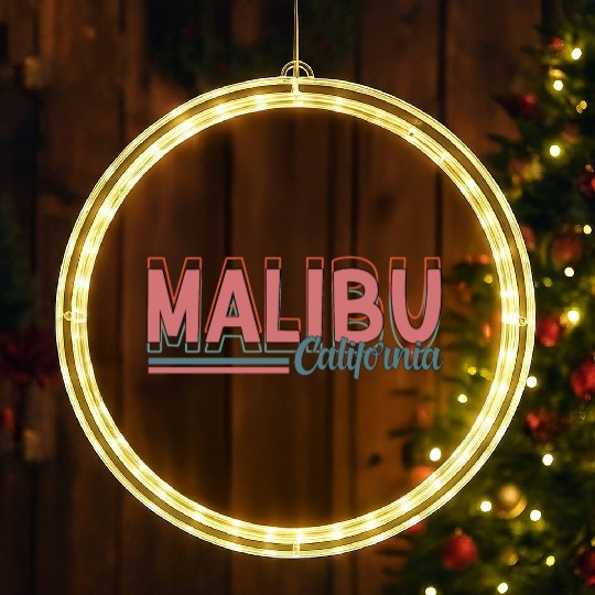 Malibu - California 2022 LED Christmas Window Lights
