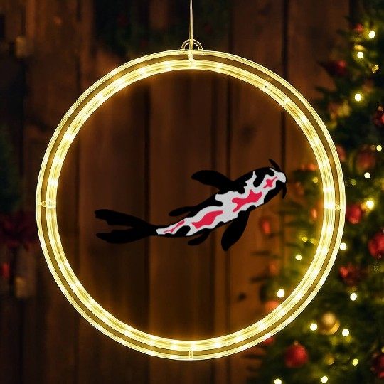 circle,design,,carp,pon LED Christmas Window Lights