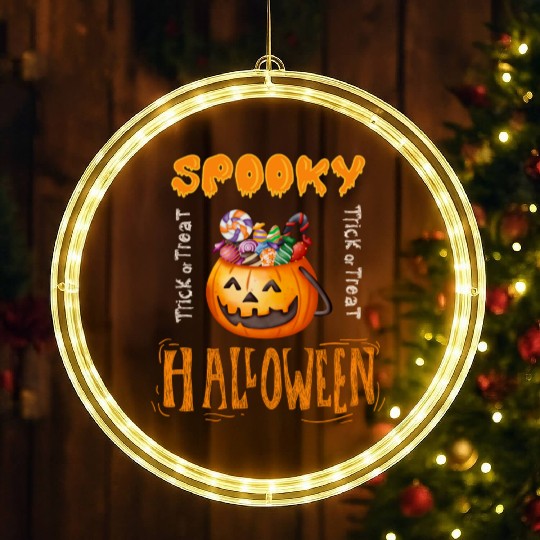 Candy Countdown, spooky Halloween, Trick or Treat LED Christmas Window Lights