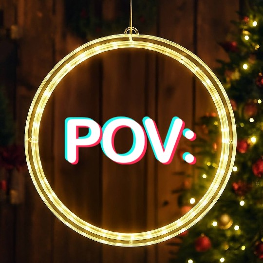 POV: You wear TikTok Meme Prints LED Christmas Window Lights