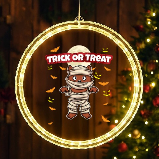 Trick Or Treat Scary Creepy Halloween Monster LED Christmas Window Lights