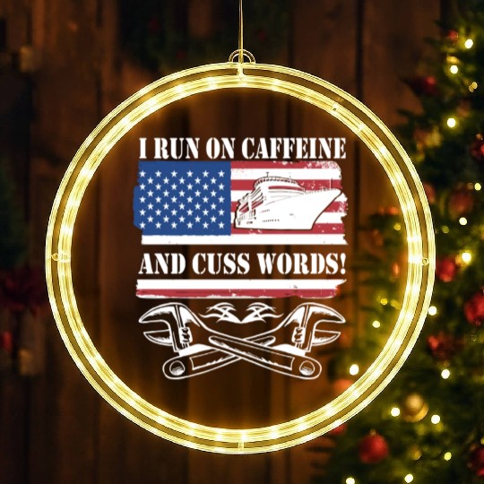 Ship Mechanic LED Christmas Window Lights