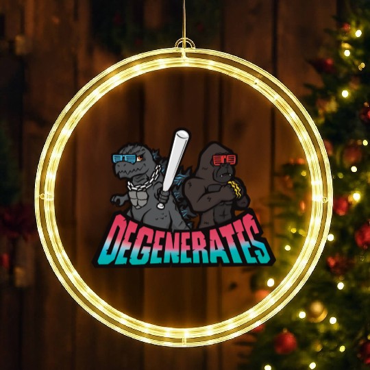 Degenerates LED Christmas Window Lights