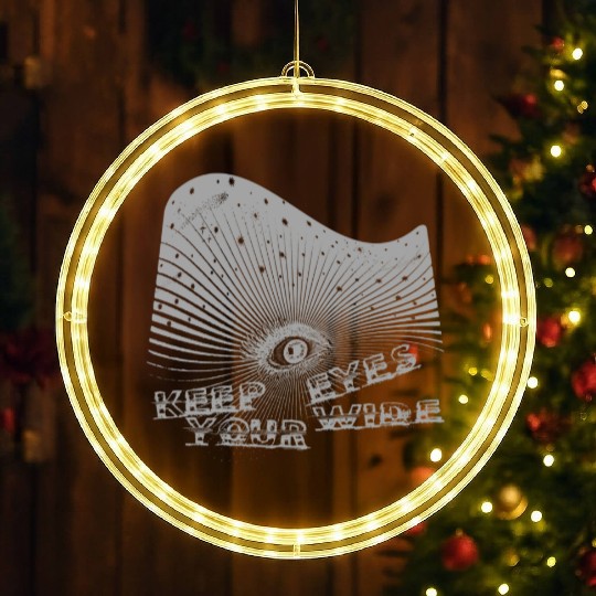 Eyes Wide Winter Come 2 The Light Grey LED Christmas Window Lights