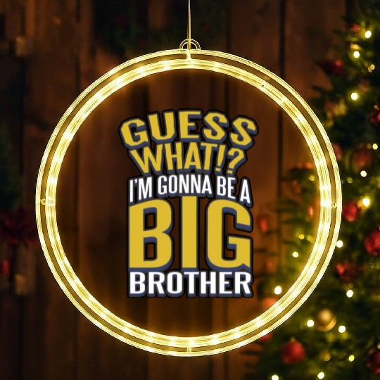 Big Brother Finally Novelty Design For Boys & LED Christmas Window Lights