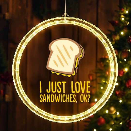 Sandwich - I just love sandwiches, ok? LED Christmas Window Lights