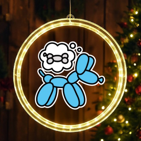 Balloon animal balloon dog balloon artist bone LED Christmas Window Lights