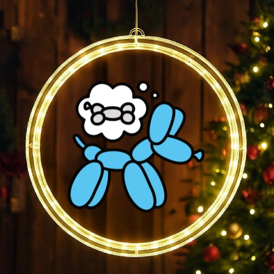 Balloon animal balloon twister balloon dog bone LED Christmas Window Lights