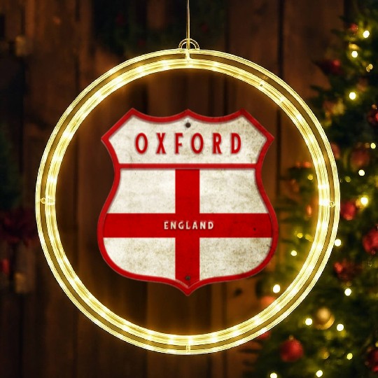Oxford England coat of arms LED Christmas Window Lights