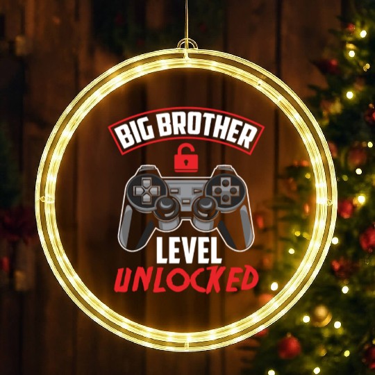 Gamer Offspring Brother Son Nephew Gift LED Christmas Window Lights