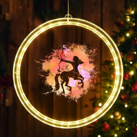 Sagittarius Zodiac LED Christmas Window Lights