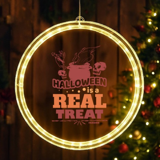 Halloween Hexe Totenkopf LED Christmas Window Lights