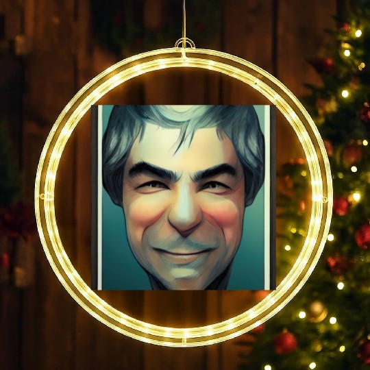 Larry Page 2 Comics LED Christmas Window Lights