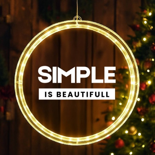 Simple is beautiful cool and stylish LED Christmas Window Lights