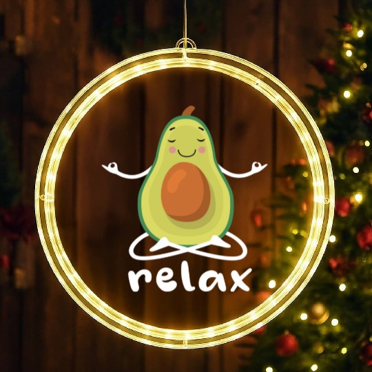 avocado relax LED Christmas Window Lights