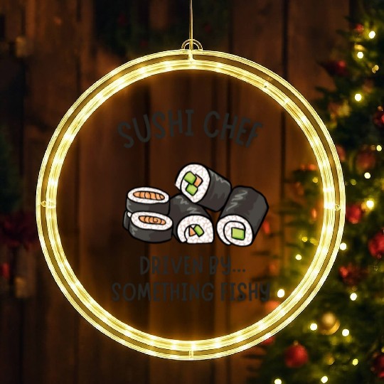 SUSHI CHEF 21 LED Christmas Window Lights
