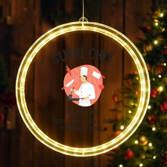 SUSHI CHEF 23 LED Christmas Window Lights