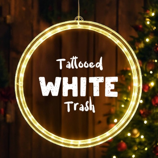Tattooed White Trash - Tattoos LED Christmas Window Lights