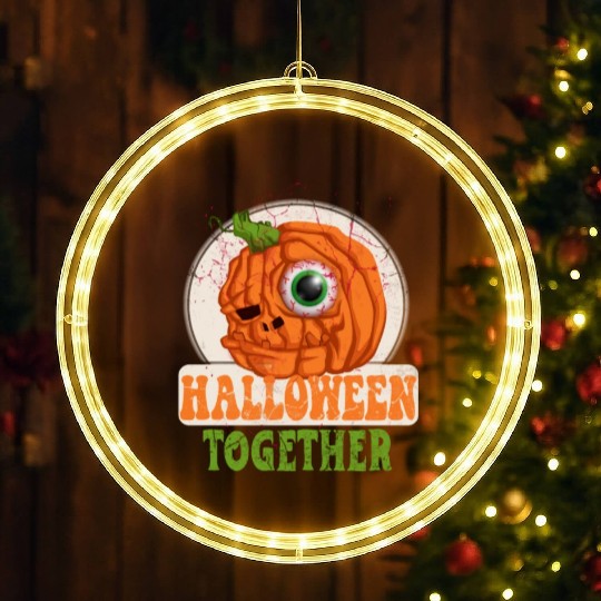 Pumpkin Zombie LED Christmas Window Lights