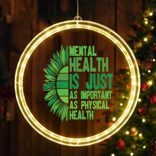 You Are Not Alone Mental Health Awareness LED Christmas Window Lights