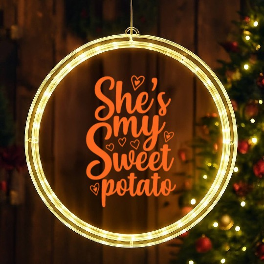 She's My Sweet Potato, Thanksgiving LED Christmas Window Lights