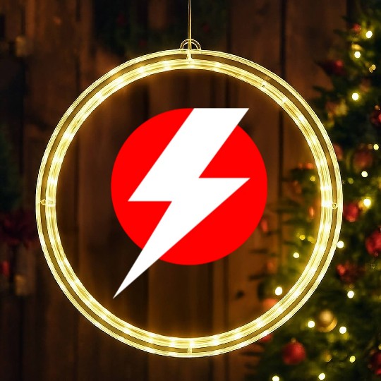 Lightning Bolt LED Christmas Window Lights