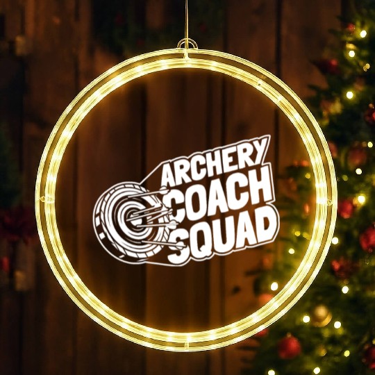 Archery Archery Coach LED Christmas Window Lights