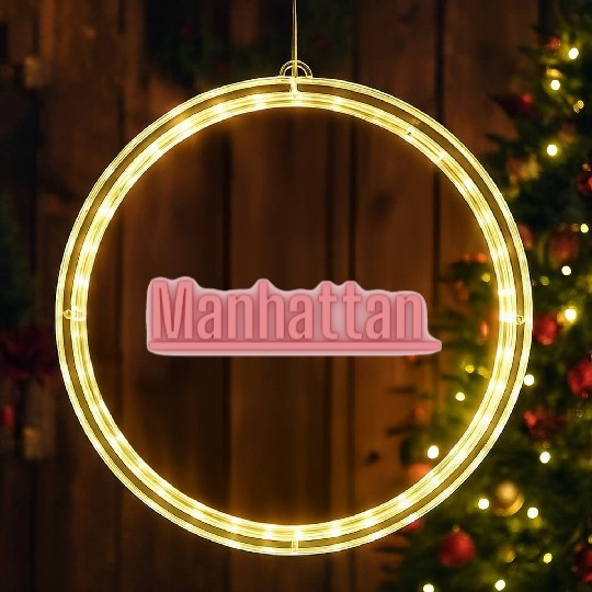 Manhattan NYC LED Christmas Window Lights