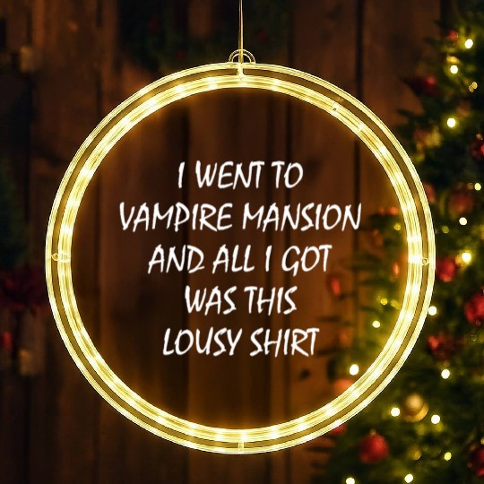 I went to vampire mansion and all I got was this l LED Christmas Window Lights