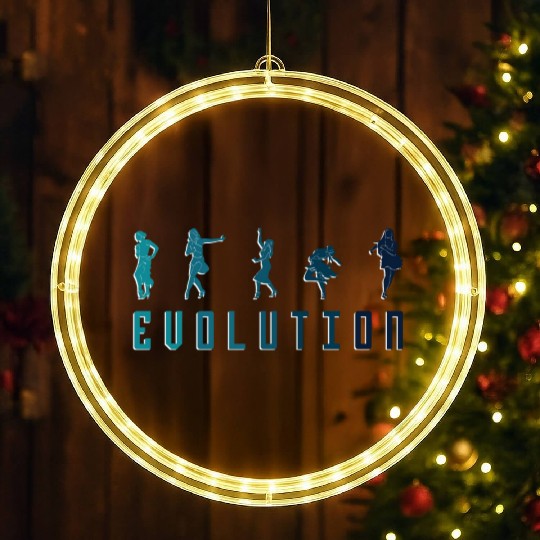 Evolution Dancer Dancing Ballroom LED Christmas Window Lights