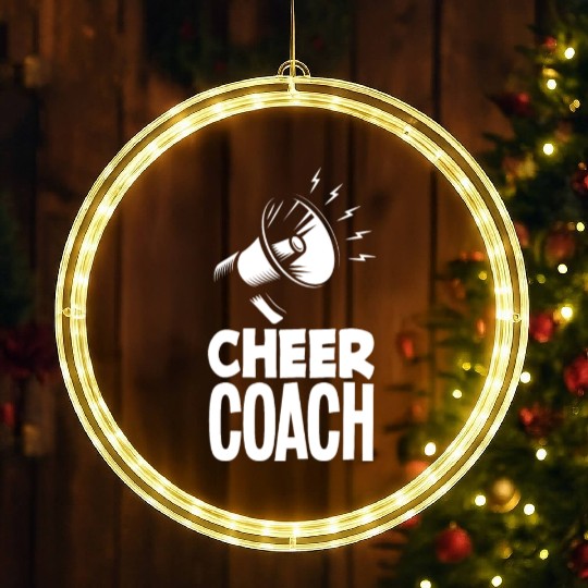 Cheer Coach Cheerleading Coach Cheerleader Coach LED Christmas Window Lights