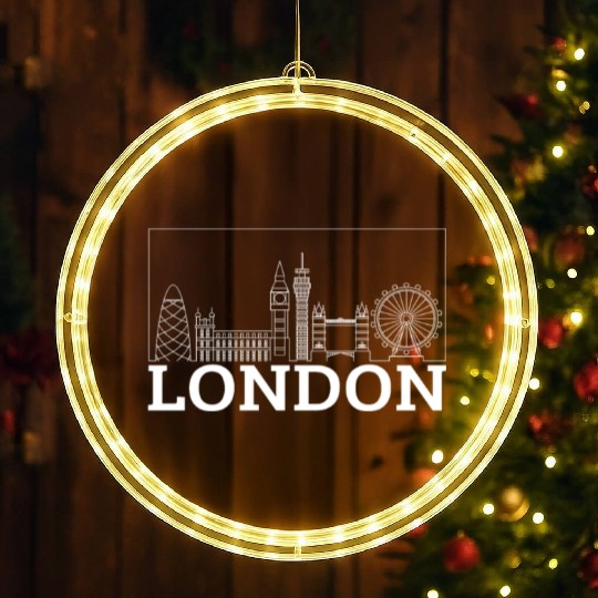 London LED Christmas Window Lights