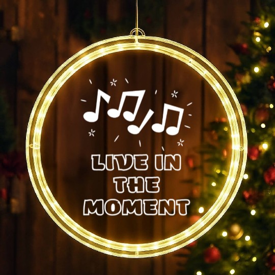 LIVE IN THE MOMENT LED Christmas Window Lights