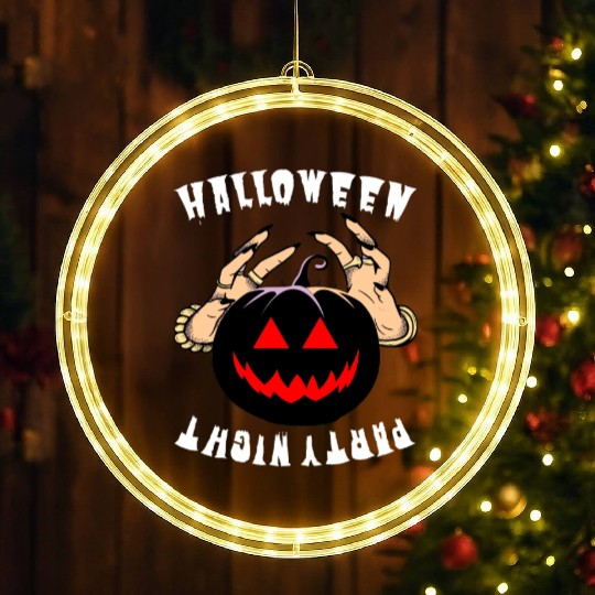 HALLOWEEN PARTY NIGHT LED Christmas Window Lights CLASSIC