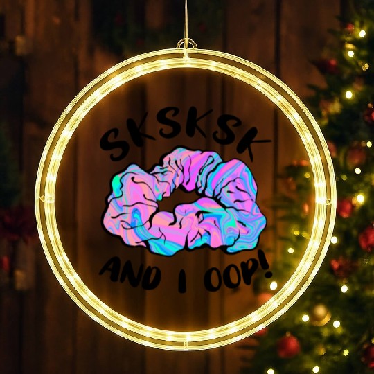 Scrunchies Sksksk And I Oop Save The Turtle Slang LED Christmas Window Lights