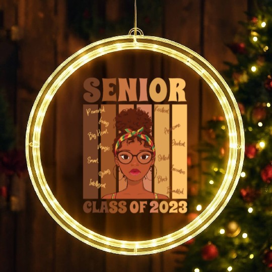 Senior Class Of 2023 Back To School Graduation LED Christmas Window Lights