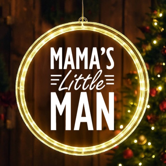 Toddler - Mama's little man LED Christmas Window Lights