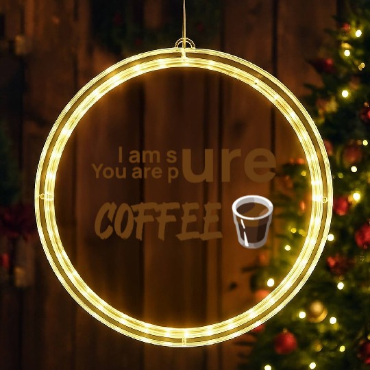 I am sure you are pure coffee LED Christmas Window Lights