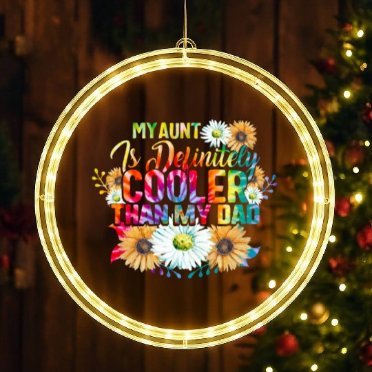 My Aunt is Definitely Cooler than My Dad, LED Christmas Window Lights