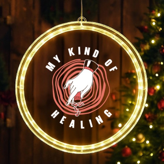 Music Pills Musician Notes Lover Healing LED Christmas Window Lights