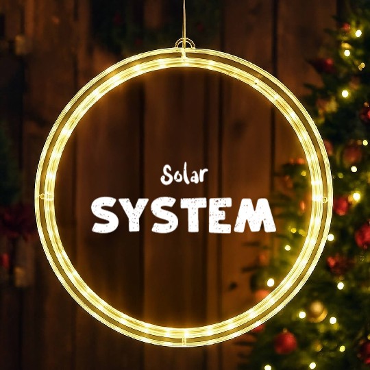 Solar System - Science LED Christmas Window Lights