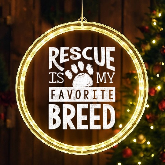 Dog rescue, Dogs, Dog LED Christmas Window Lights