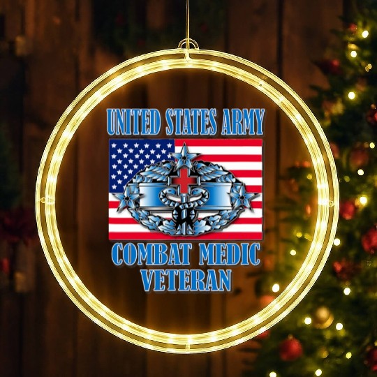 Combat Medic 4th Award Memorable Us LED Christmas Window Lights