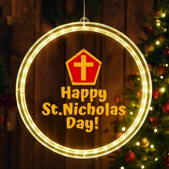 Saint Nicholas LED Christmas Window Lights