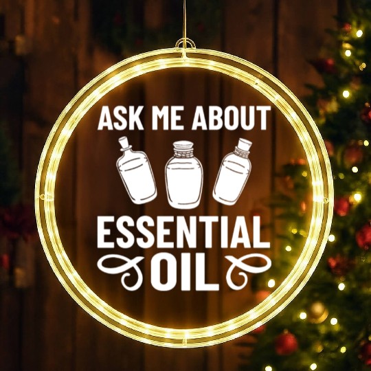 Essential Oil Diffuser Peppermint Aromatherapy LED Christmas Window Lights