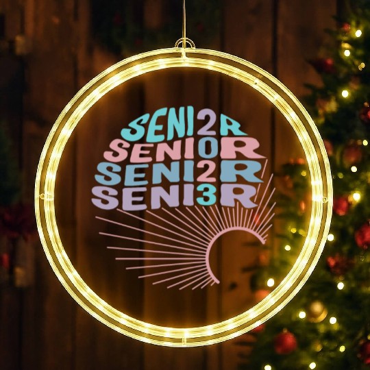 Graduation LED Christmas Window Lights, Senior Class Of 2023 Gift End