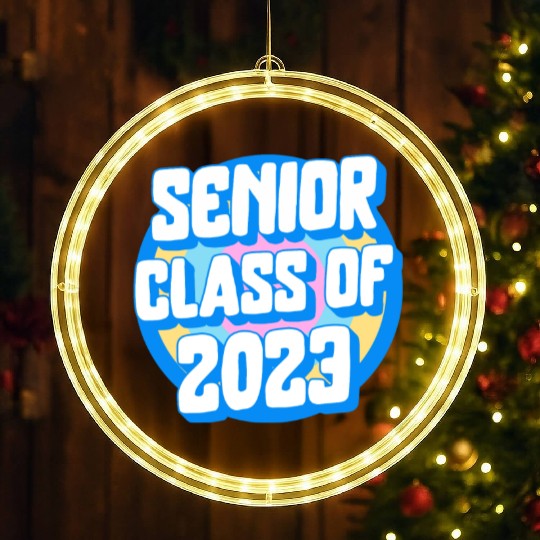 Graduation LED Christmas Window Lights, Senior Class Of 2023 Gift End