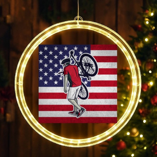 Cyclecross LED Christmas Window Lights