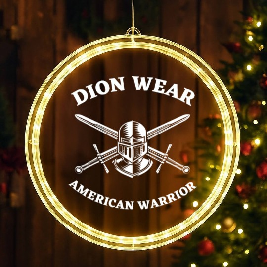 Dion Wear American Warrior LED Christmas Window Lights